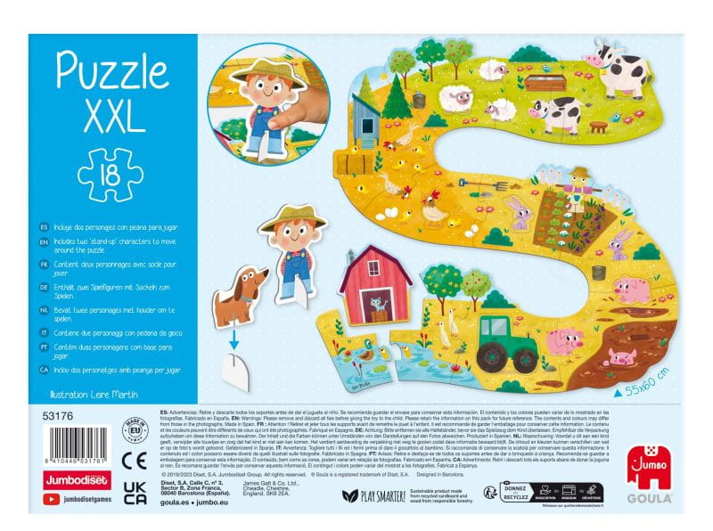Puzzle XXL Farma Goula 18 el. 2+