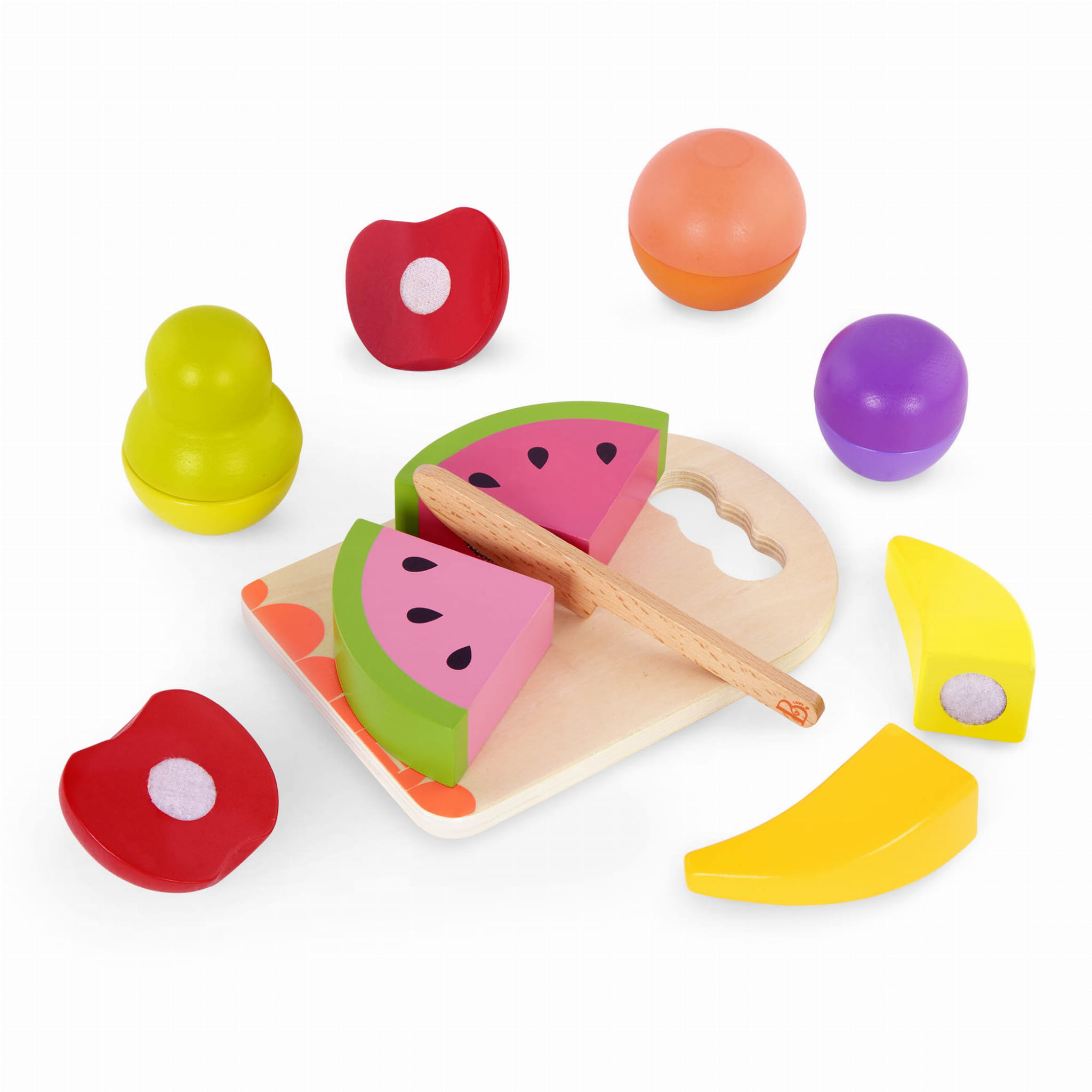 Btoys Chop ‘n’ Play Drewniane owoce do krojenia 1+