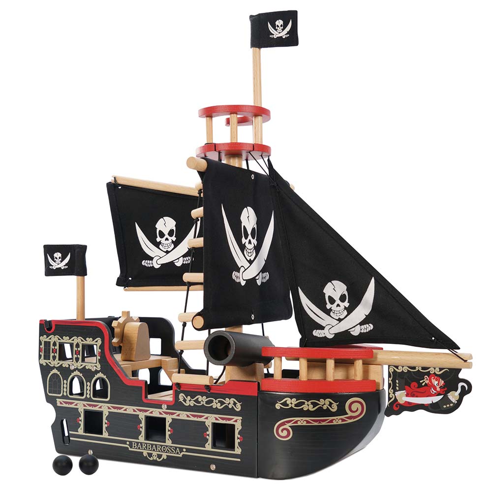 Le Toy Van Drewniany statek piracki Barbarossa FSC 3+