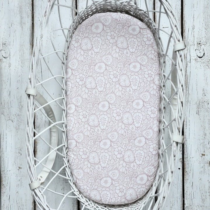 Sleepee Prześcieradło do gondoli We Care 2-pak Pink/Wiewióry