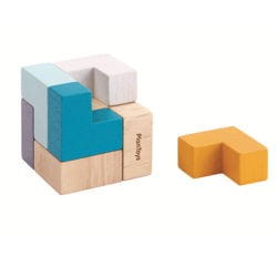 Plan Toys Mini Puzzle Sześcian 9el 3+