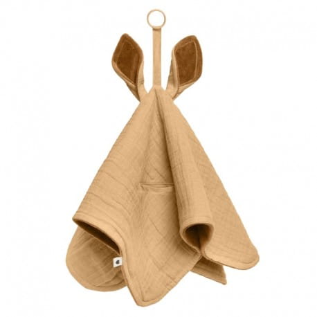 Bibs Pieluszka przytulanka Kangurek Desert Sand | Zawieszka na smoczek 0+