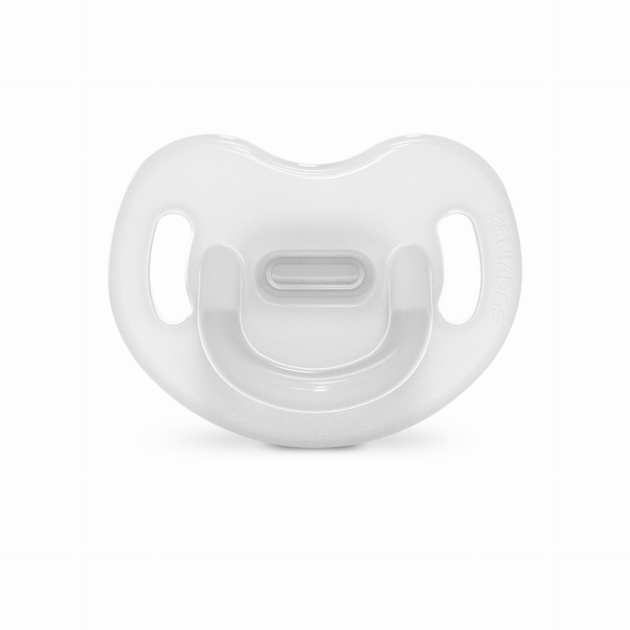 Suavinex, Smoczek 100 % silikonowy anatomiczny SX Pro  0-6m transparentny