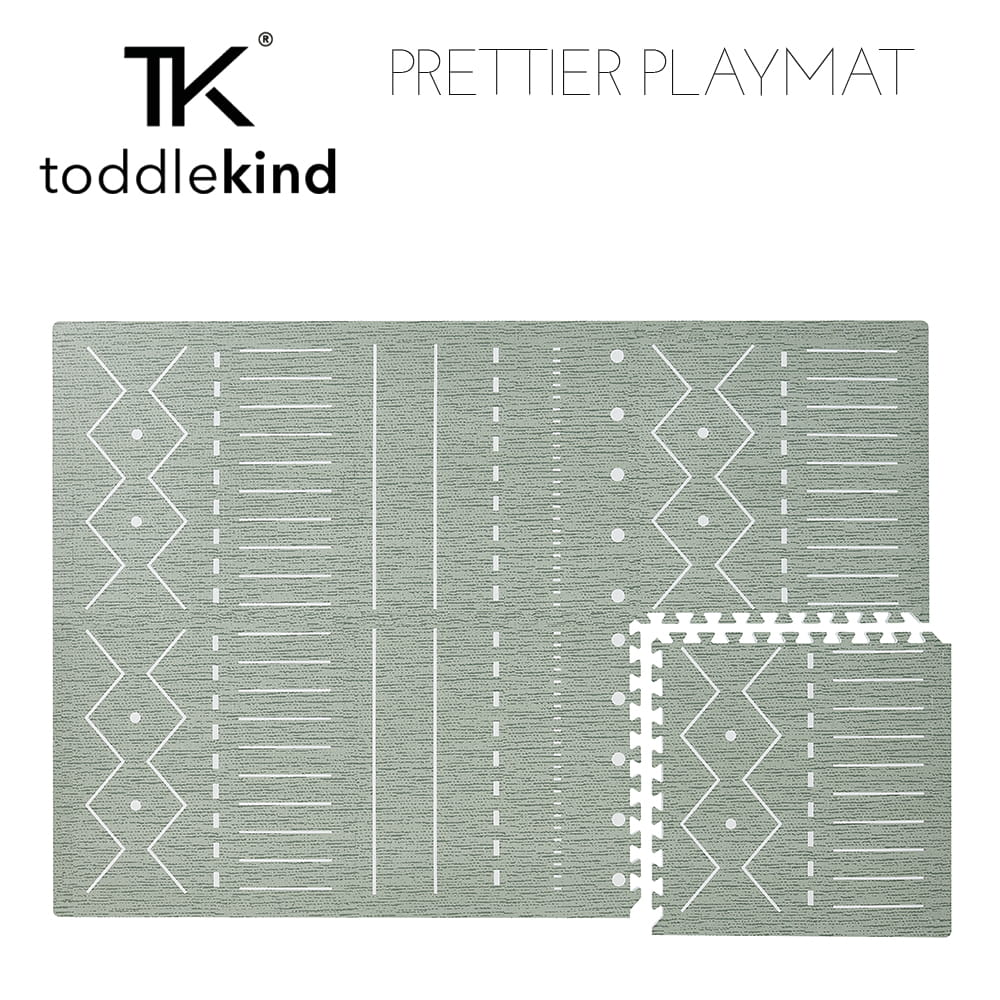 Mata piankowa puzzle duże Prettier Playmat zielona