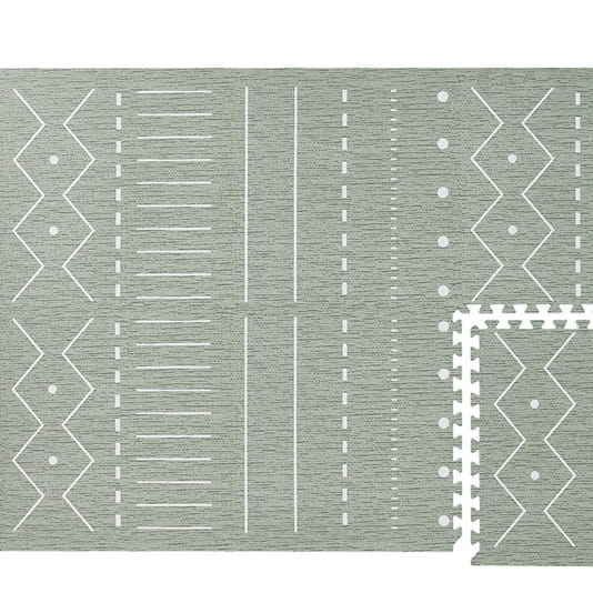 Mata piankowa puzzle duże Prettier Playmat zielona