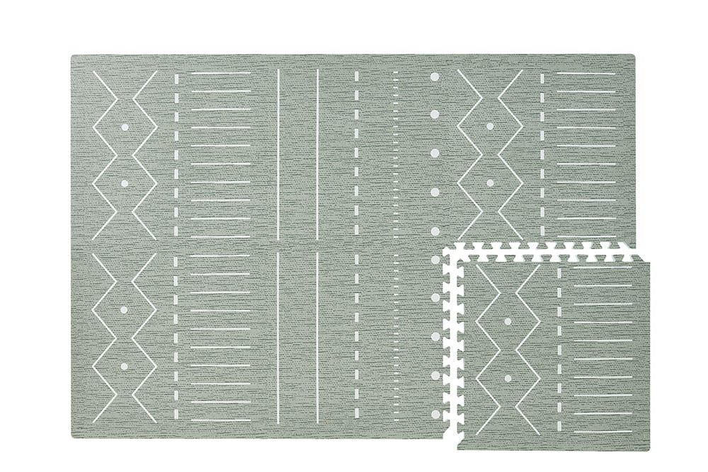 Mata piankowa puzzle duże Prettier Playmat zielona
