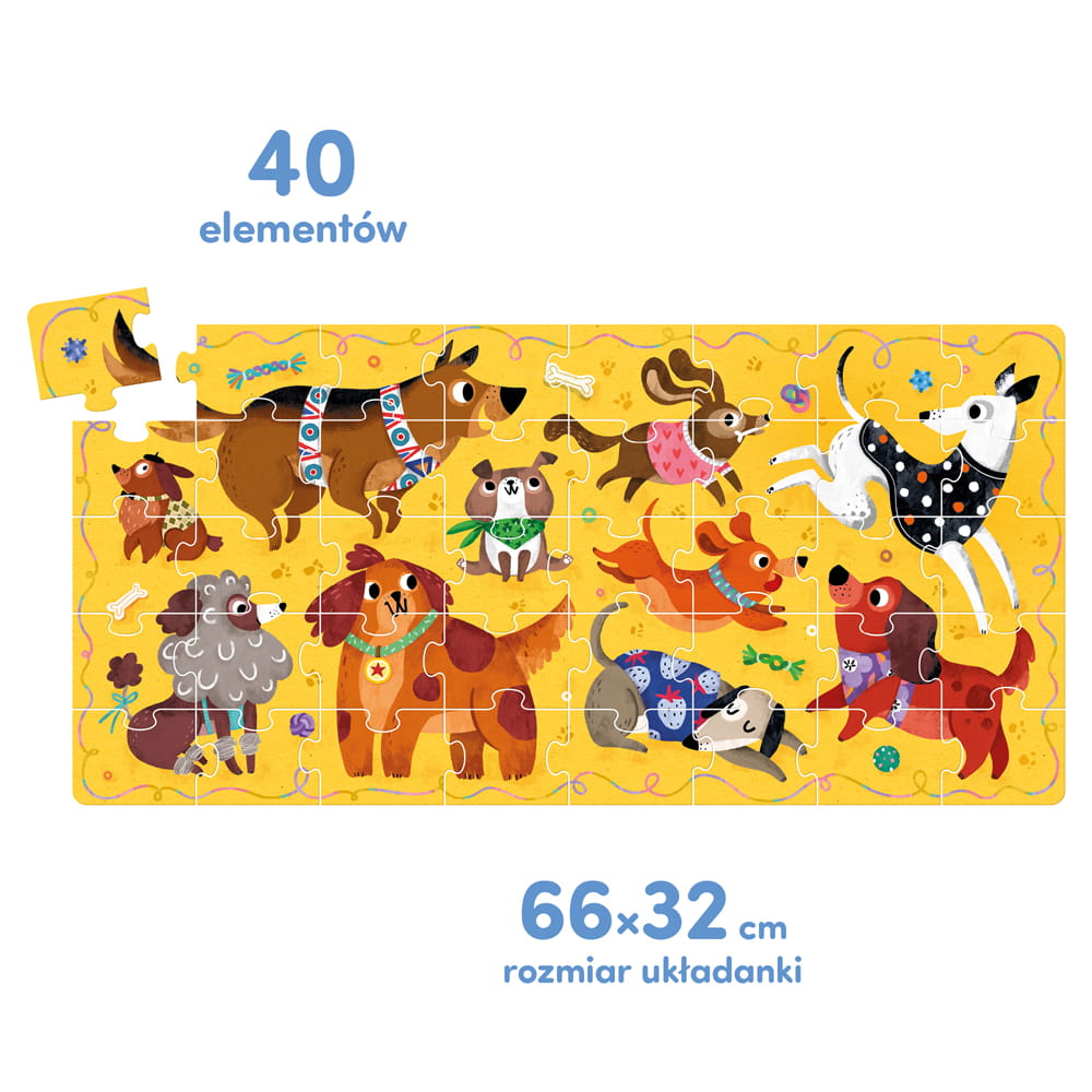 Puzzle duże dla 3 latka CzuCz pieski