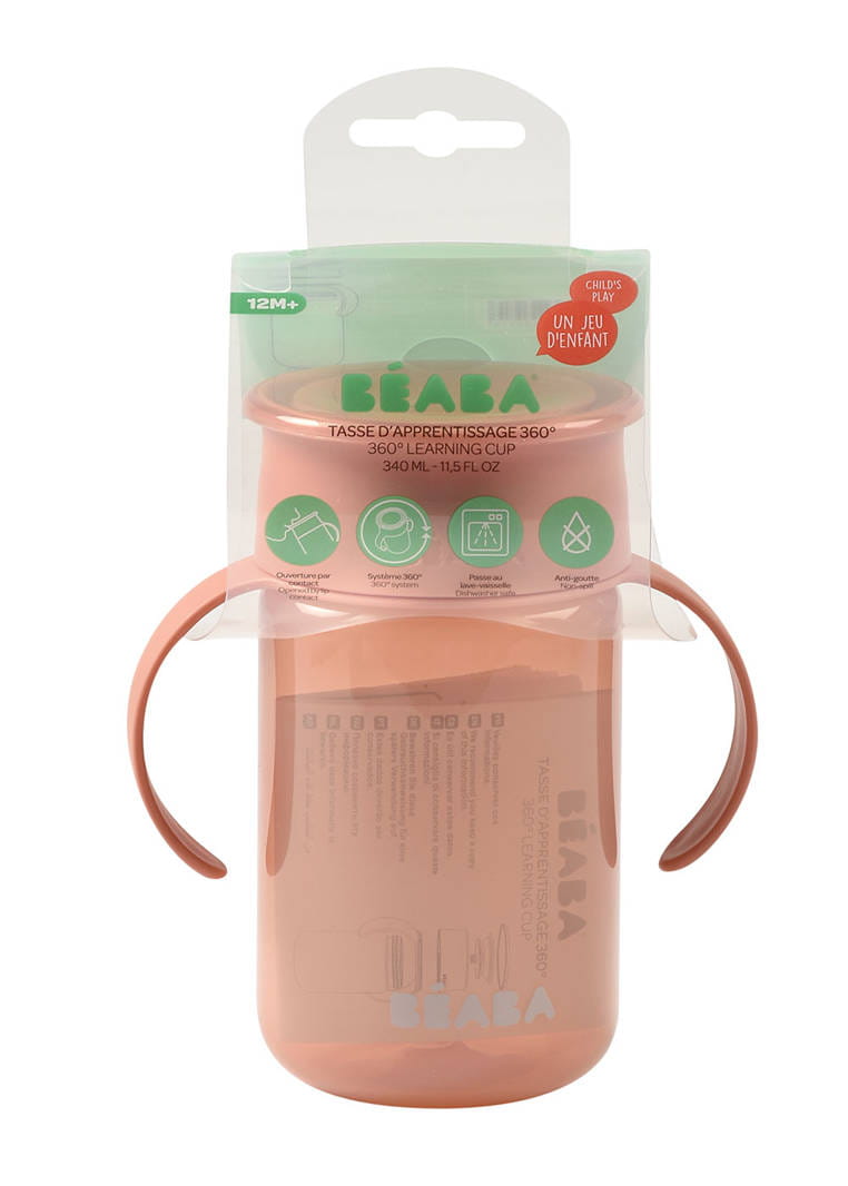Beaba, Kubek treningowy 360° pink