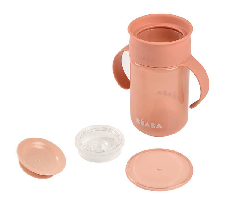 Beaba, Kubek treningowy 360° pink