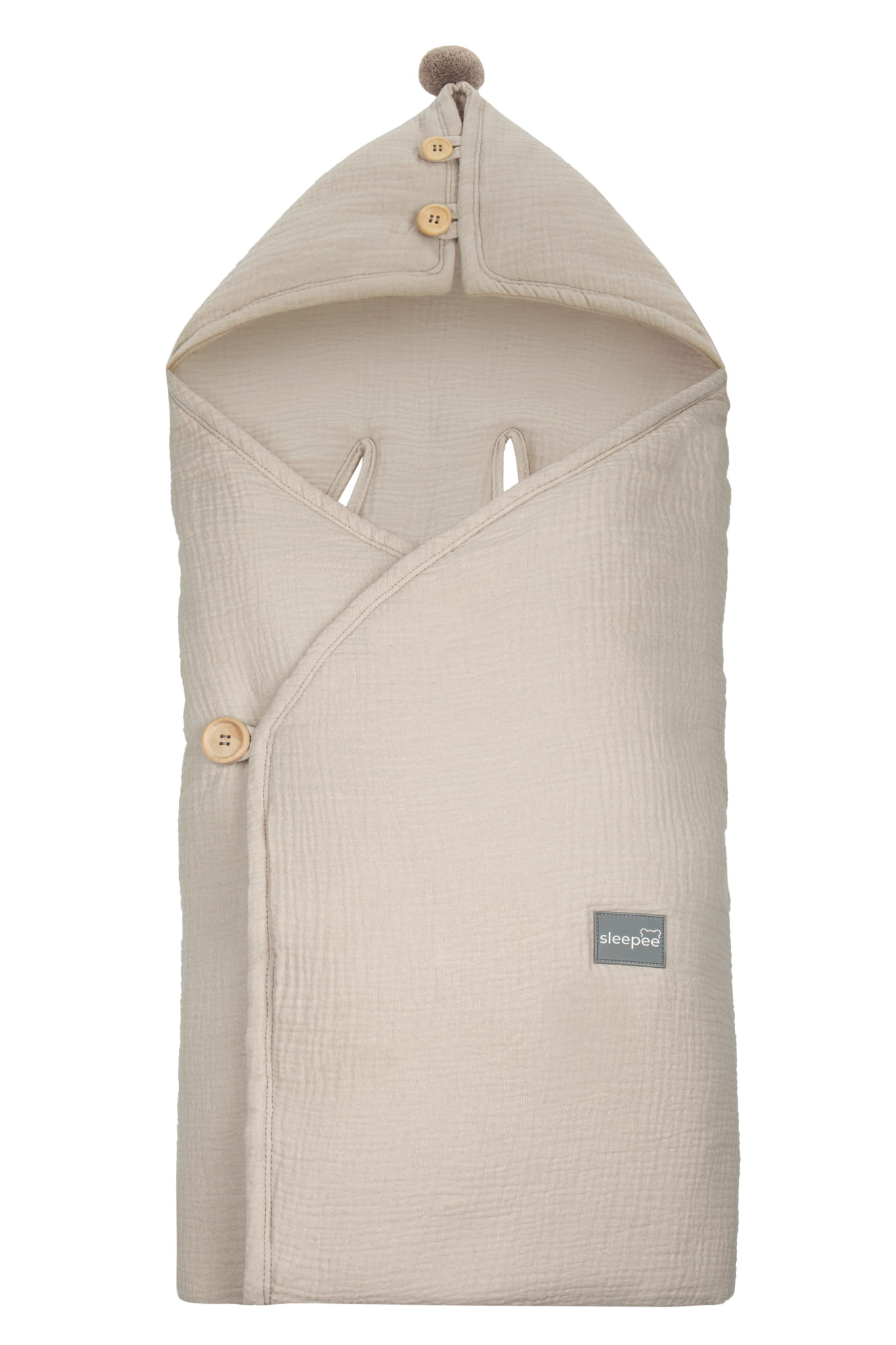 Sleepee, Otulacz muślinowy do fotelika sand