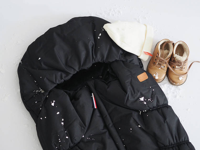 Beaba, Śpiworek zimowy do wózka 6-24m Black