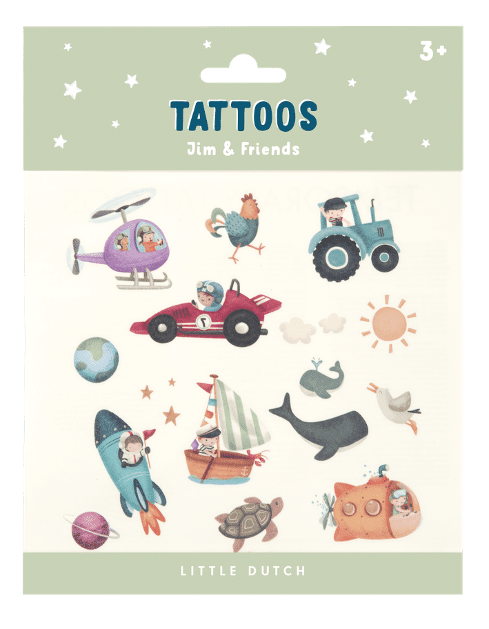 Little Dutch Tatuaże Jim & friends 3+ lat