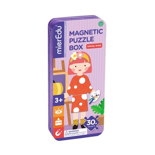 mierEdu Zestaw magnetyczny Artyści 34 magnesy 3+