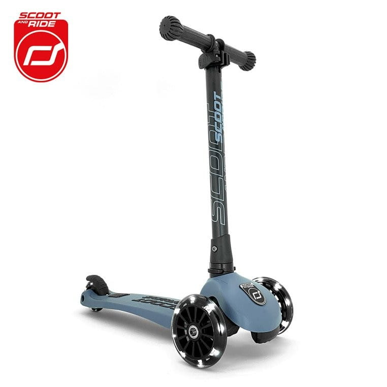 Scootandride Highwaykick 3 LED Hulajnoga 3+ Steel