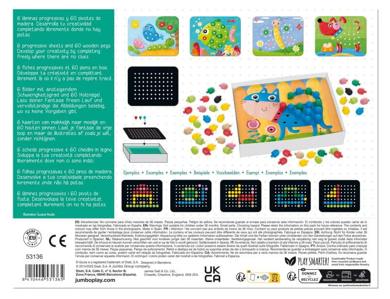 Goula Mozaika Układanka Edukacyjna 3+
