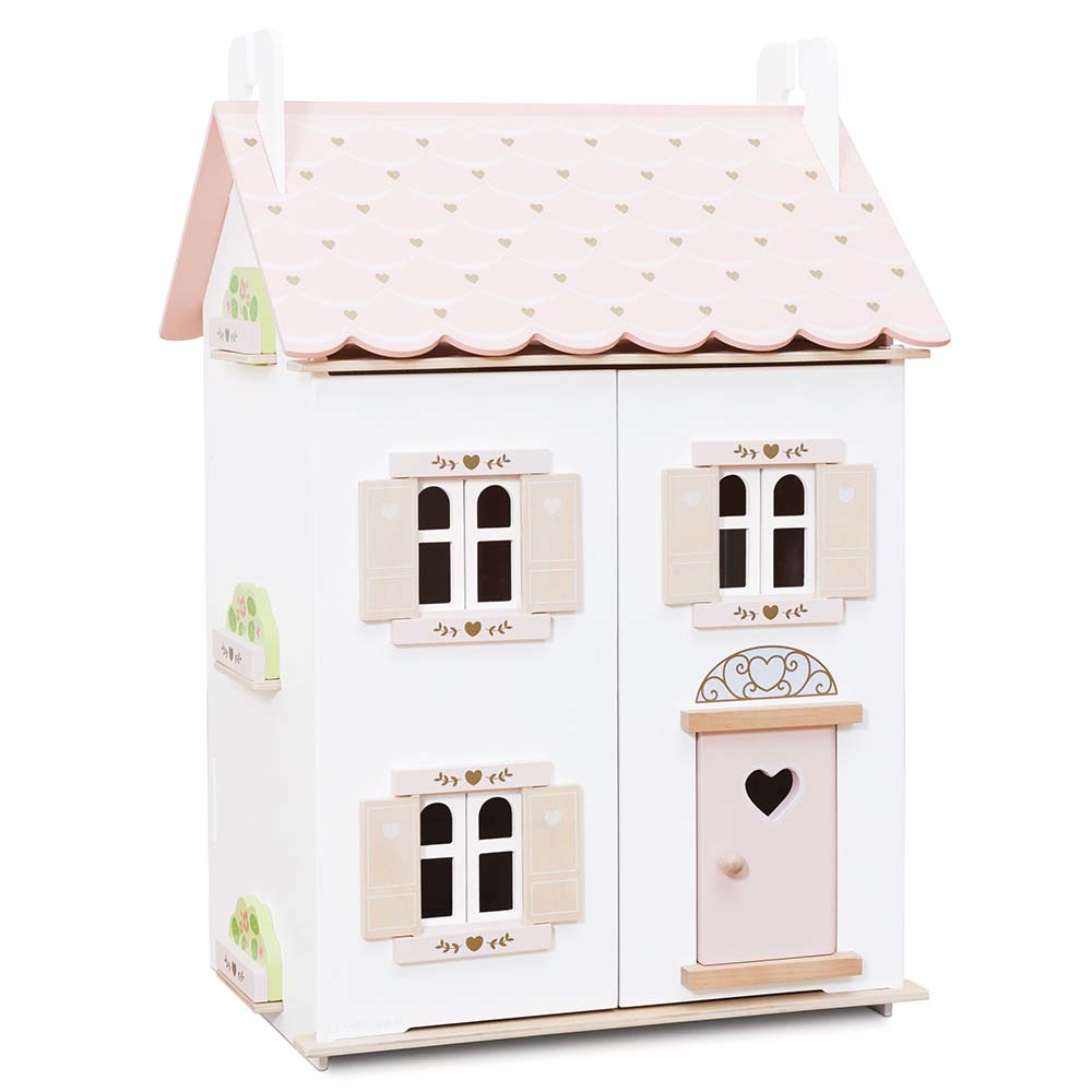 Drewniany domek dla lalek Rose Heart Le Toy Van | FSC, wiek 3+