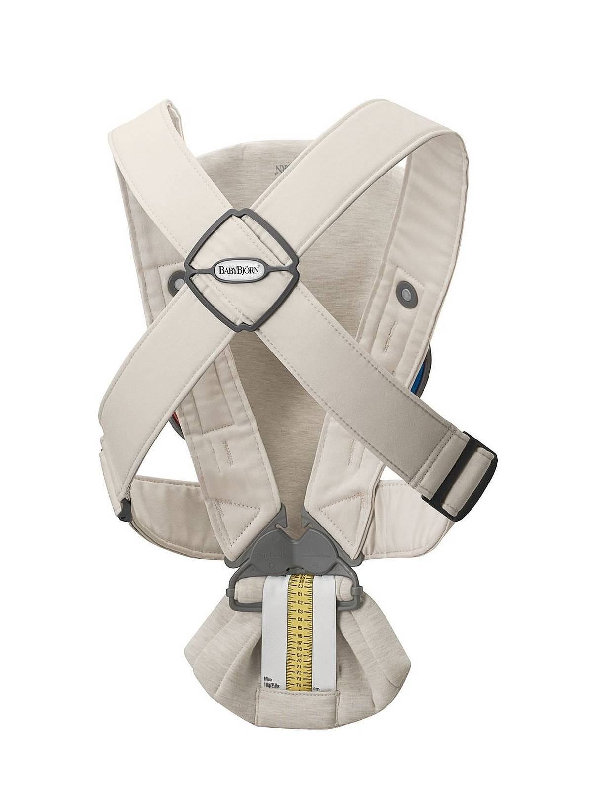 BabyBjorn Nosidełko Mini 3D Jersey Jasny Beż 0–12