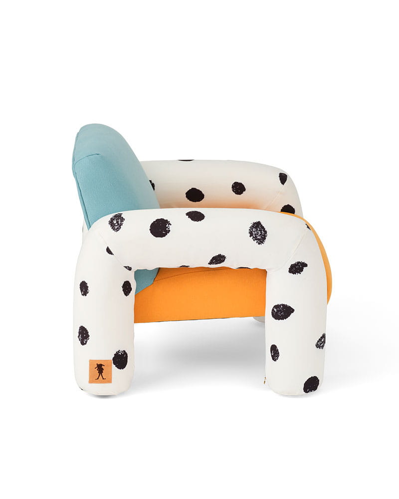 Kid's Concept Fotel Dziecięcy PIPPI Kolorowy 
