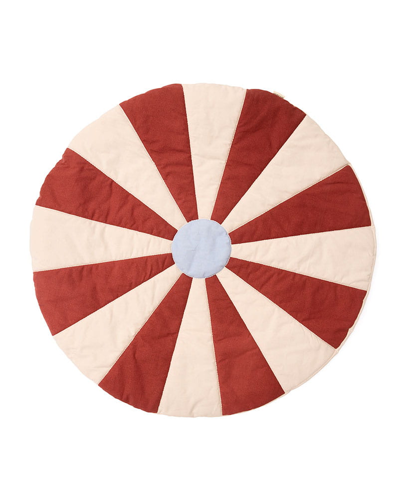 Kid's Concept Mata do Zabawy Circus Czerwona Dwustronna 112x112