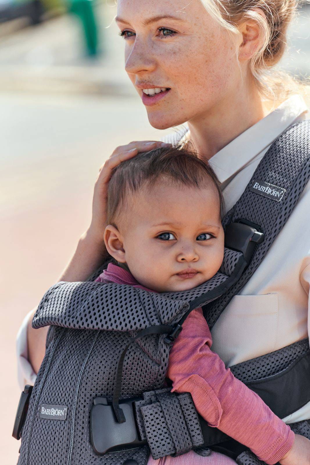 BabyBjorn Nosidełko One Air 3D Mesh Antracyt 0–3
