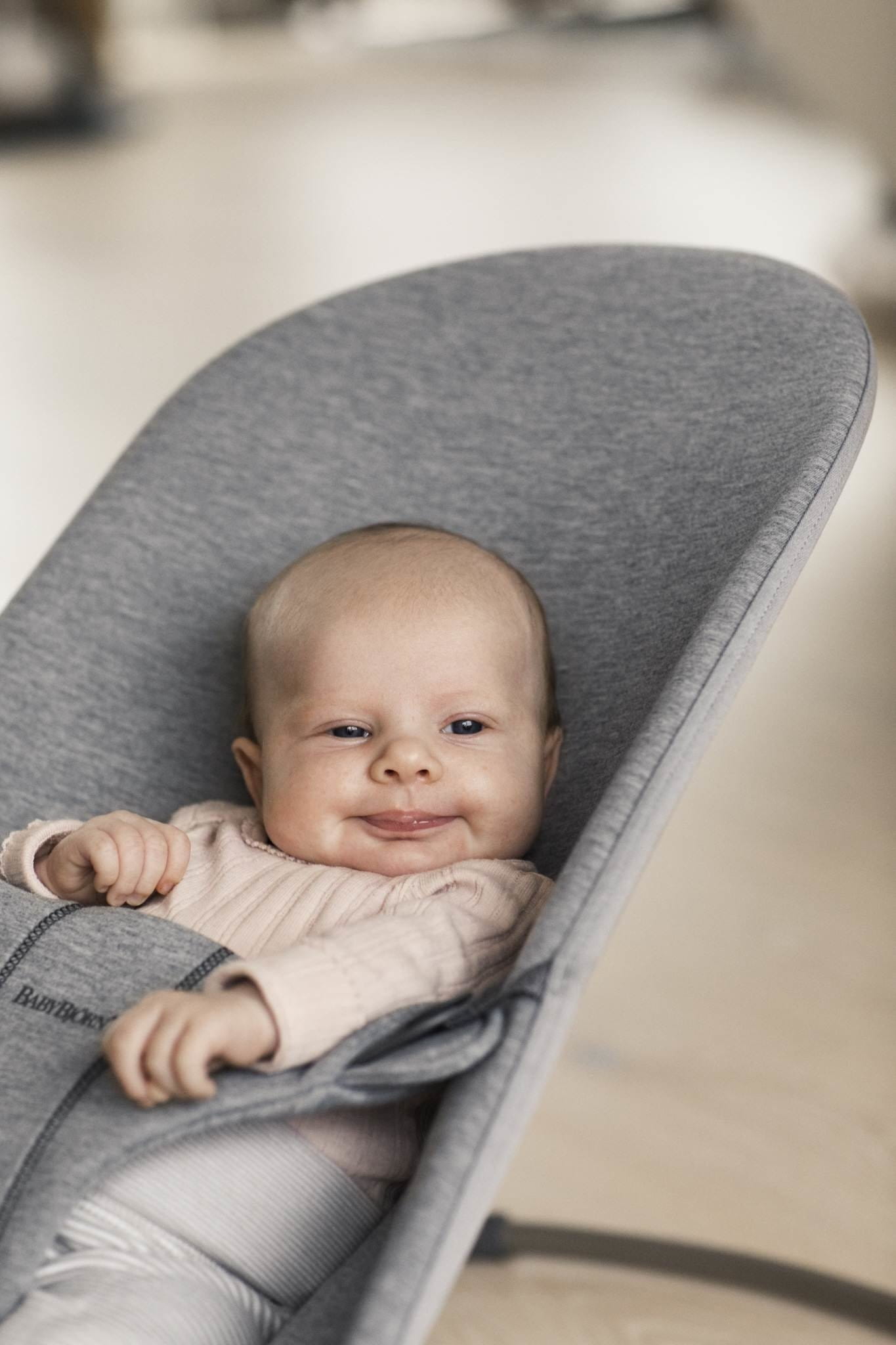 BabyBjorn Leżaczek Bliss 3D Jersey Jasny Szary