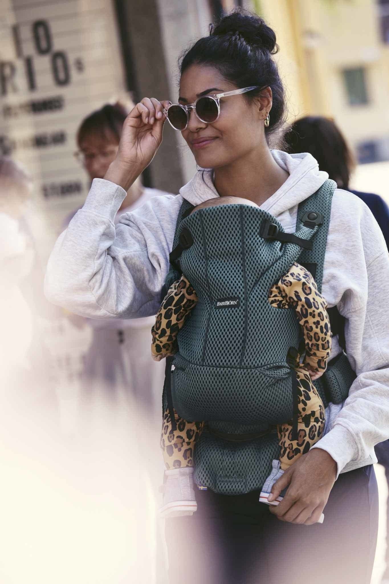 BabyBjorn Nosidełko Move 3D Mesh Zielone 0–3 