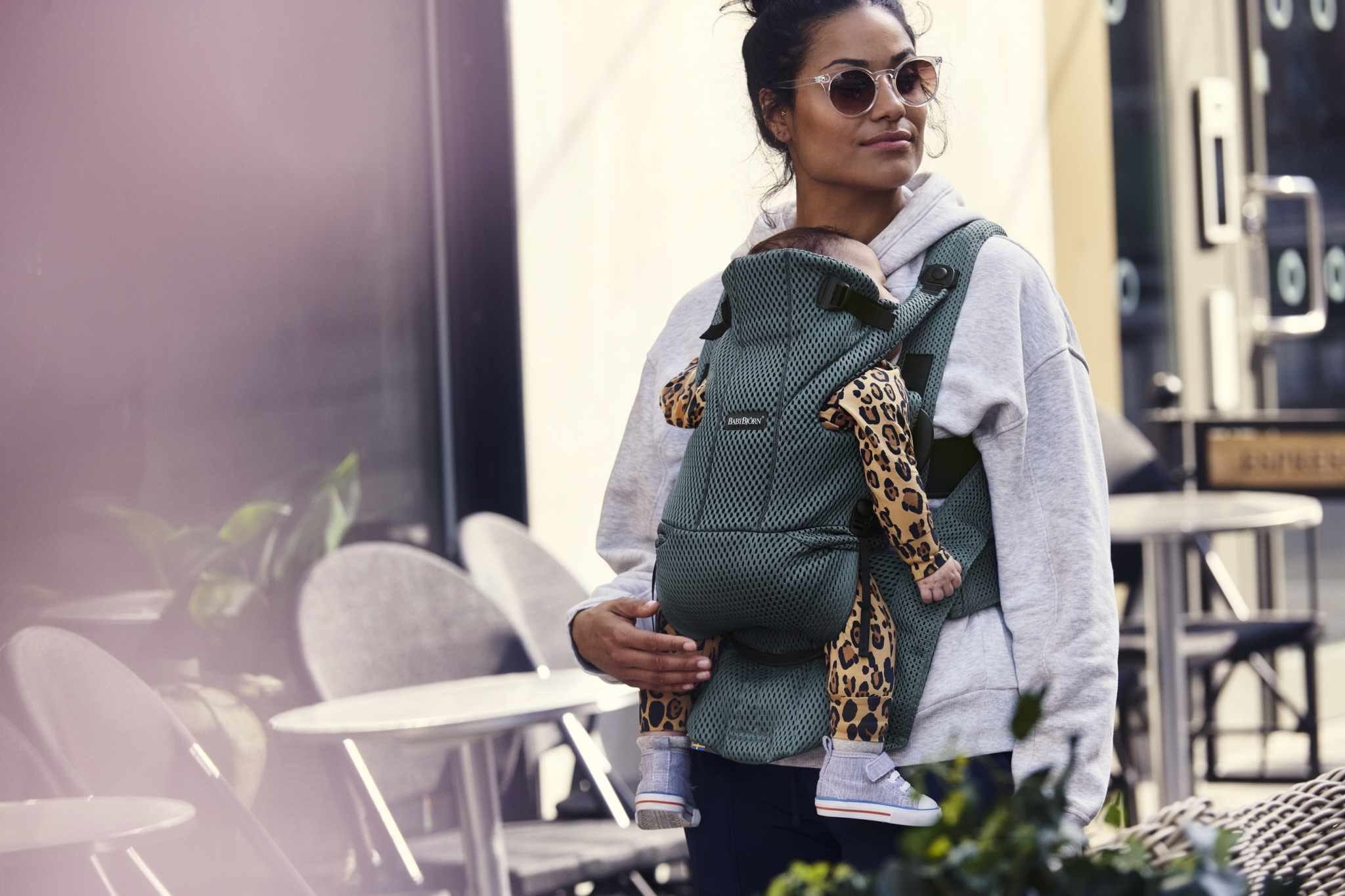 BabyBjorn Nosidełko Move 3D Mesh Zielone 0–3 