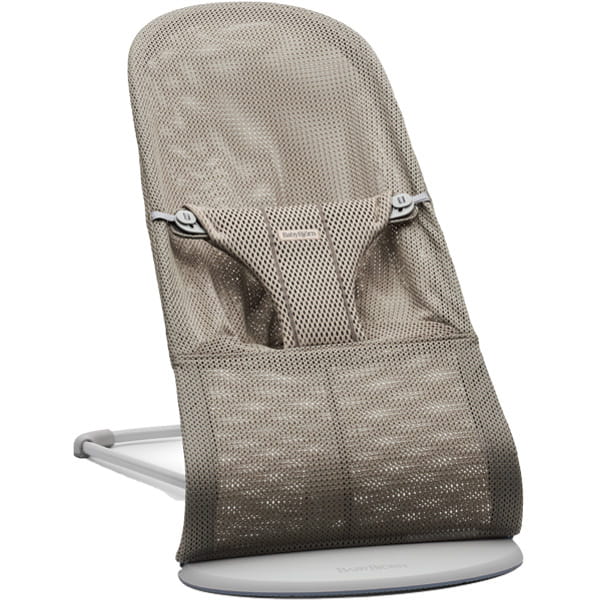 BabyBjorn Leżaczek Bliss Mesh  Szary Beż