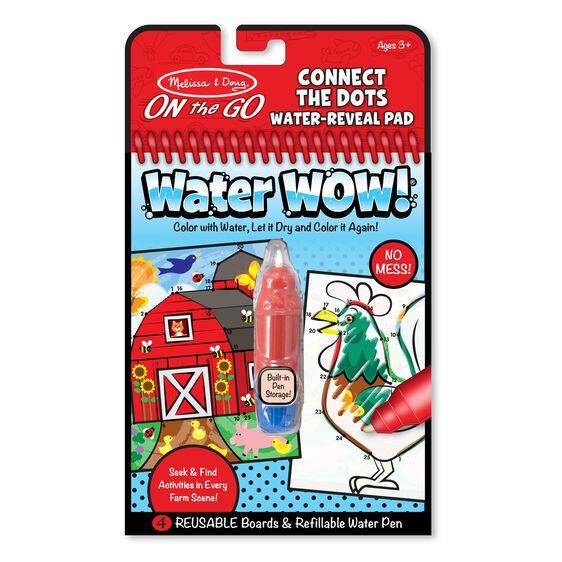 Kolorowanka wodna Water WOW! Farma Melissa & Doug – połącz kropki 3+