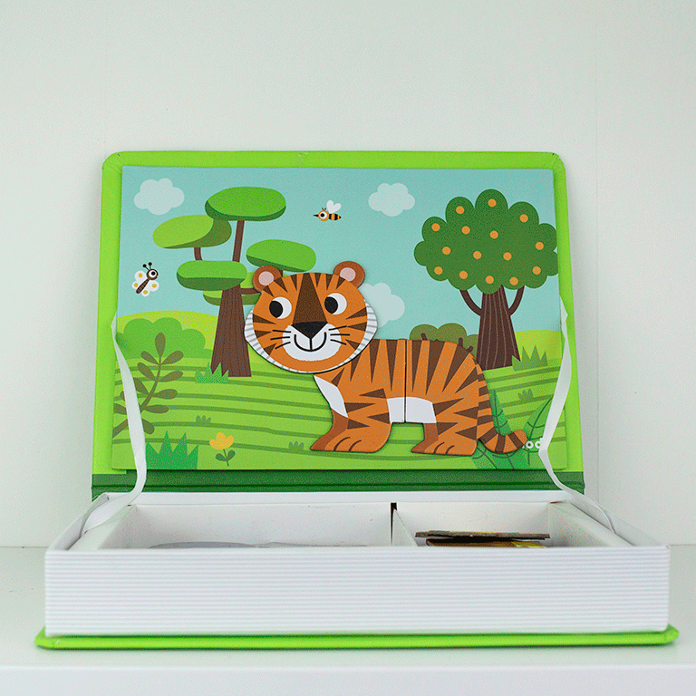 Janod Magnetibook Zwierzęta Układanka Magnetyczna 3+