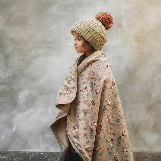 Elodie Details Czapka Wełniana Merino Pure Khaki 6–12m
