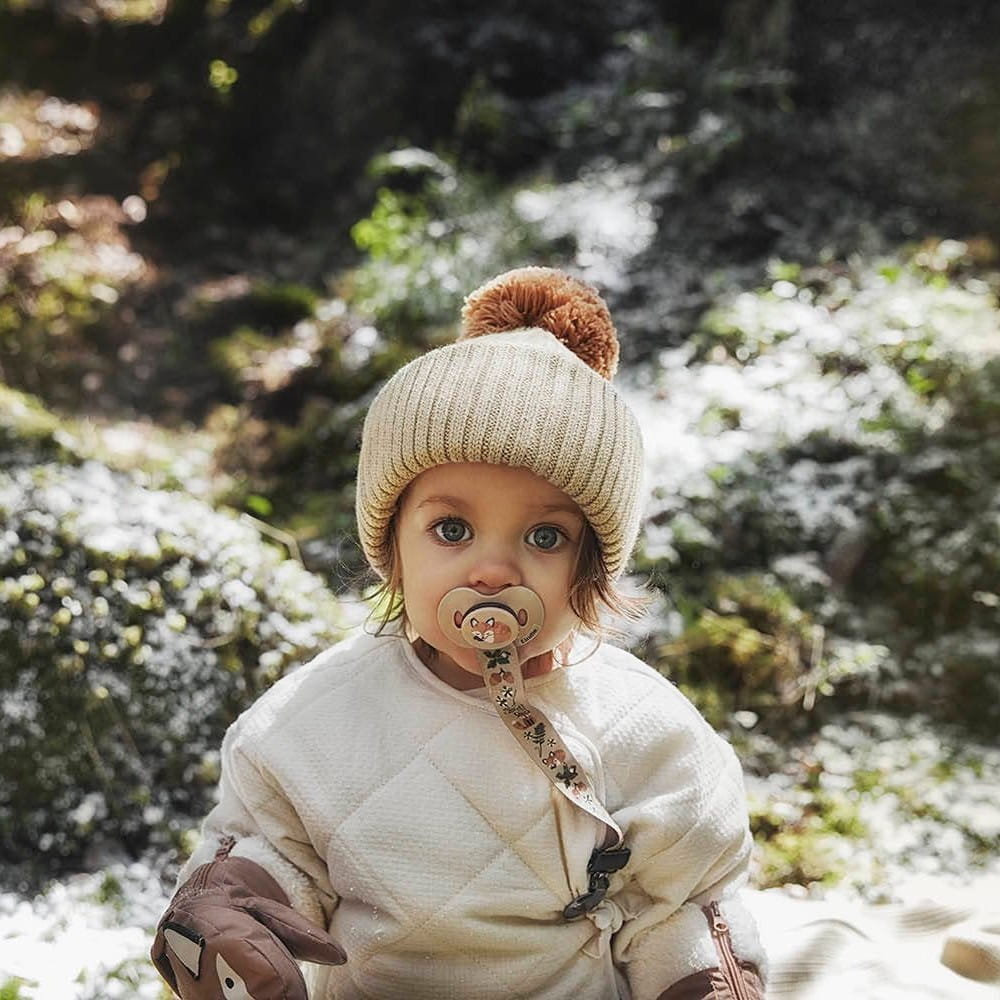 Elodie Details Czapka Wełniana Merino Pure Khaki 6–12m