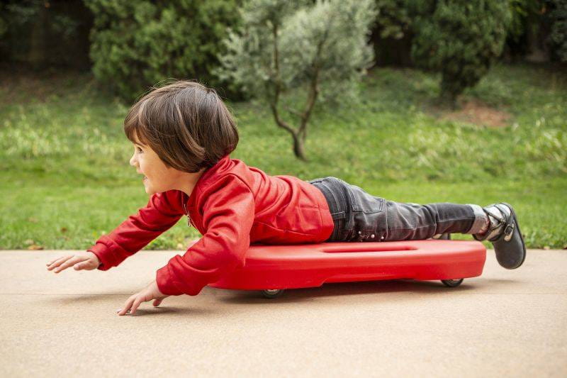 Deskorolka dla dzieci Italtrike Mini Eolo Czerwona – jeździk 2–8 lat