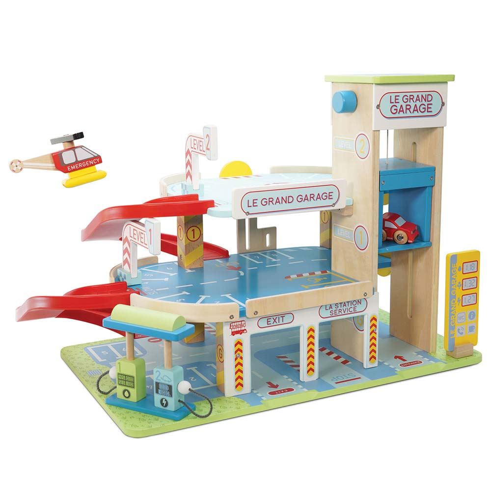 Drewniany Garaż Wielopoziomowy Le Grand Garage Le Toy Van