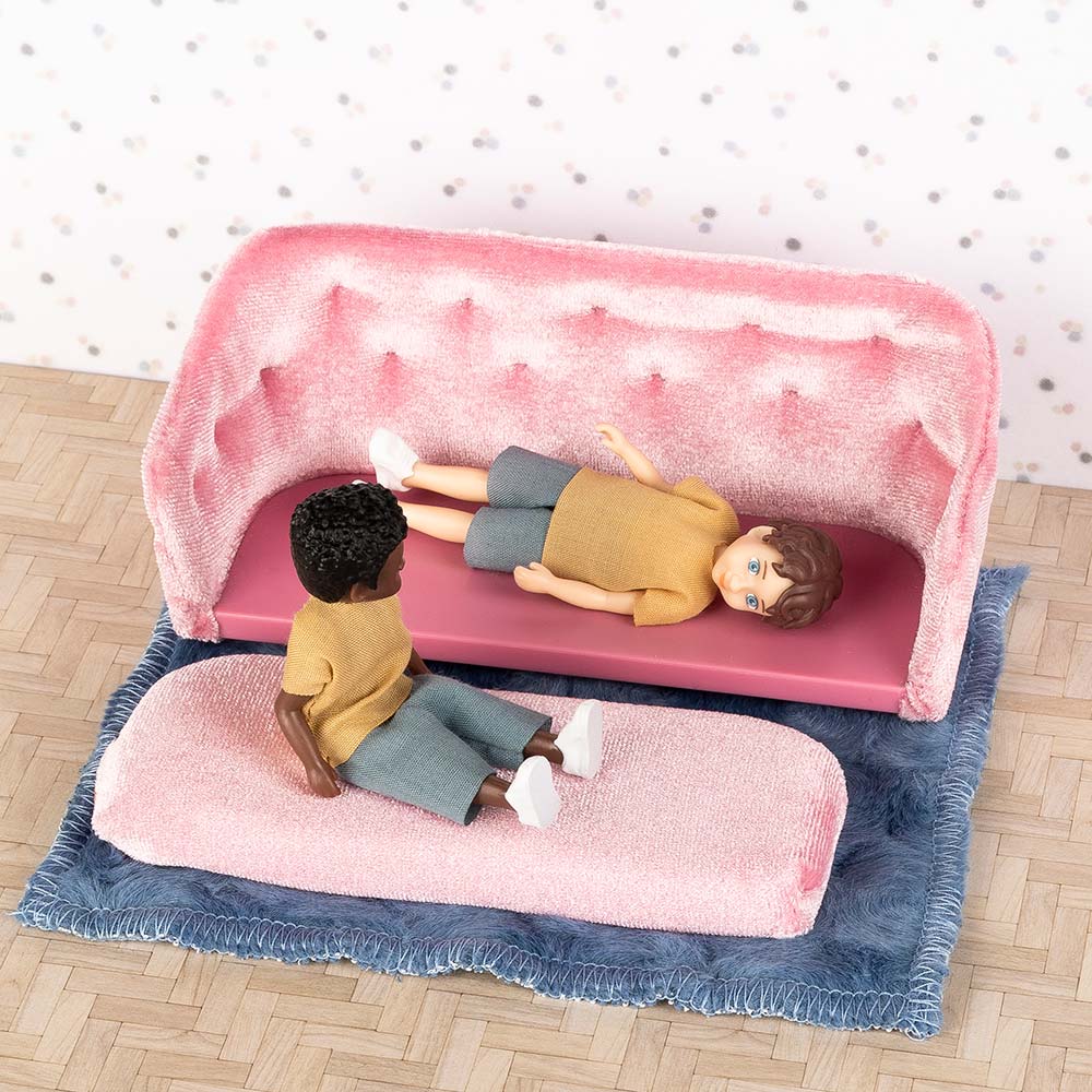 Zestaw mebli do salonu do domku dla lalek | Lundby