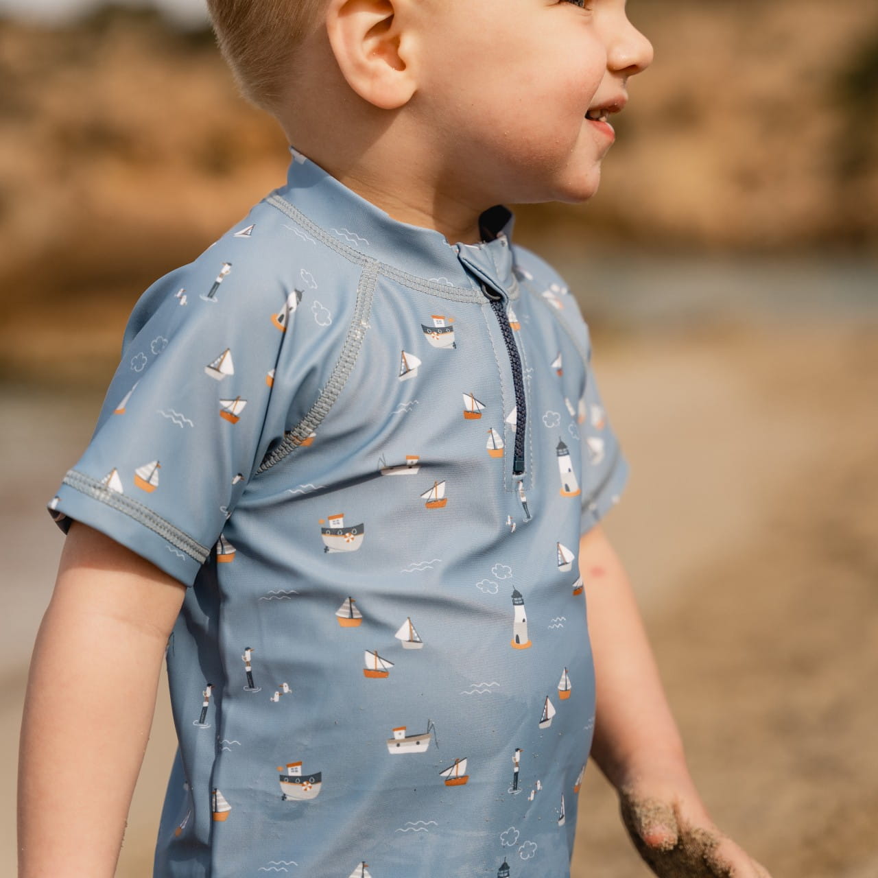 Little Dutch, Koszulka do kąpieli 86/92 Sailors Bay Dark Blue