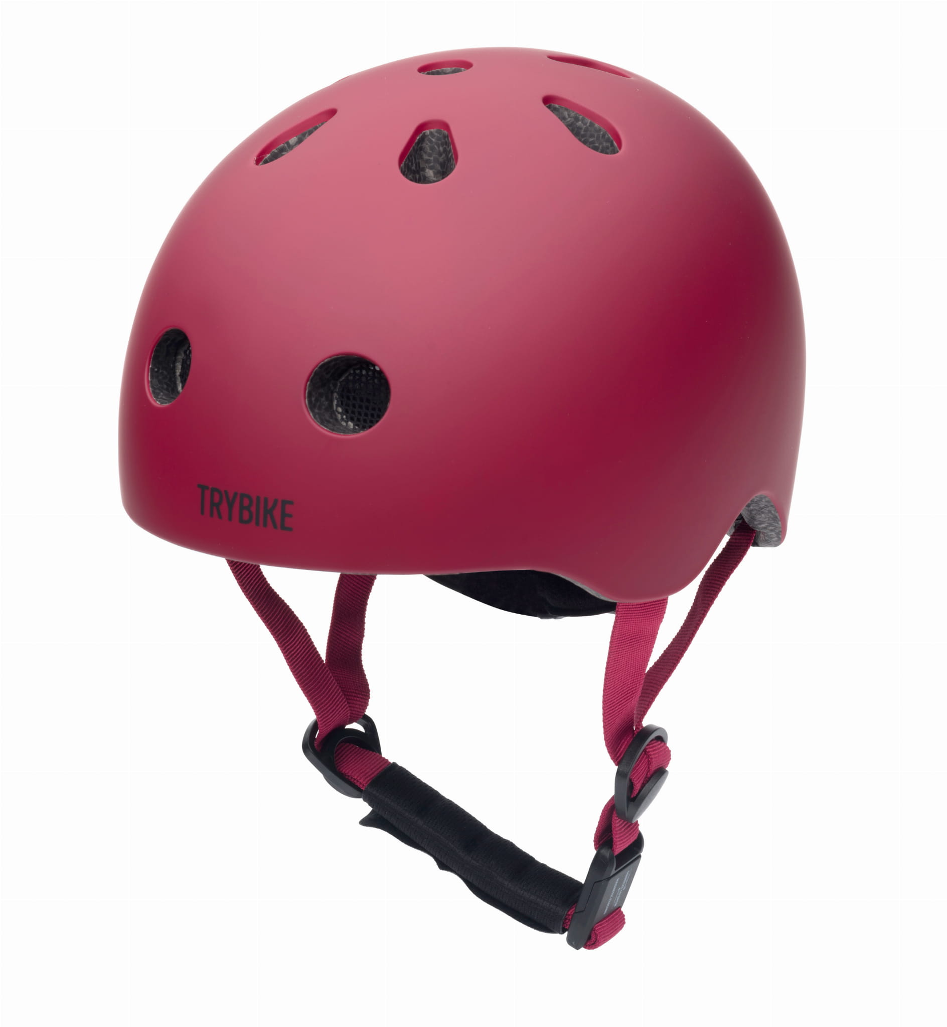 Czerwony kask dziecięcy Trybike XS – rower, rolki, hulajnoga