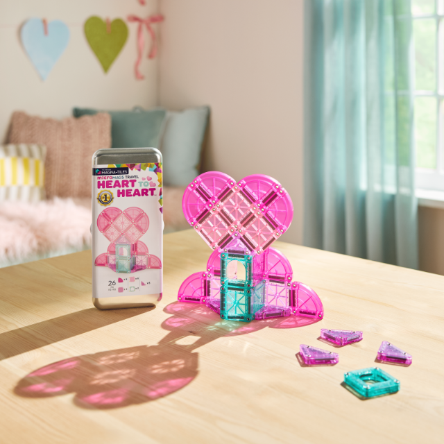 MAGNA-TILES microMAGS Heart Travel 26el 3+