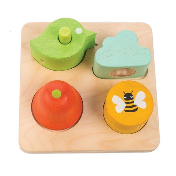 Tender Leaf Toys Ogród Sensoryczny Kształty Dźwięki 1+
