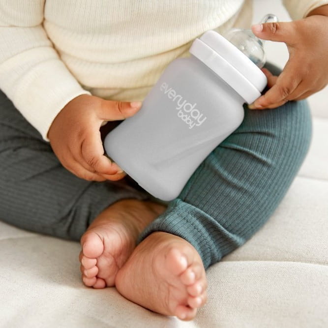 Everyday Baby Szklana butelka z antykolkowym smoczkiem S, 150 ml  