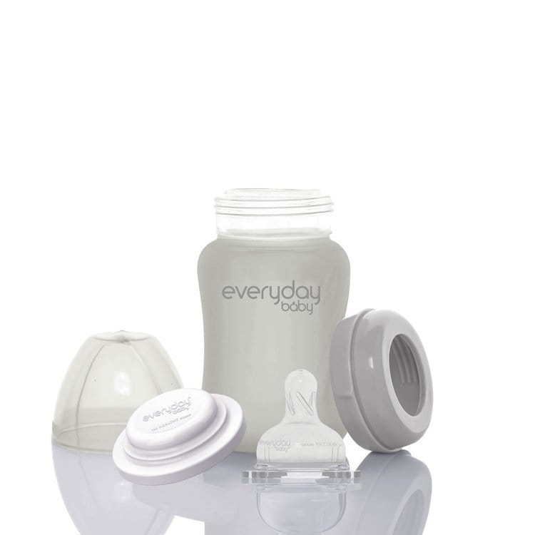 Everyday Baby Szklana butelka z antykolkowym smoczkiem S, 150 ml  