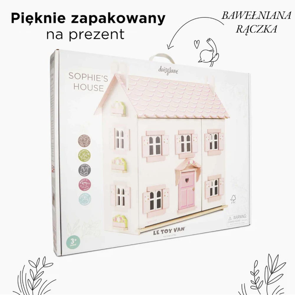 Kurczak zabawka sensoryczna Vintage Rose | bObles