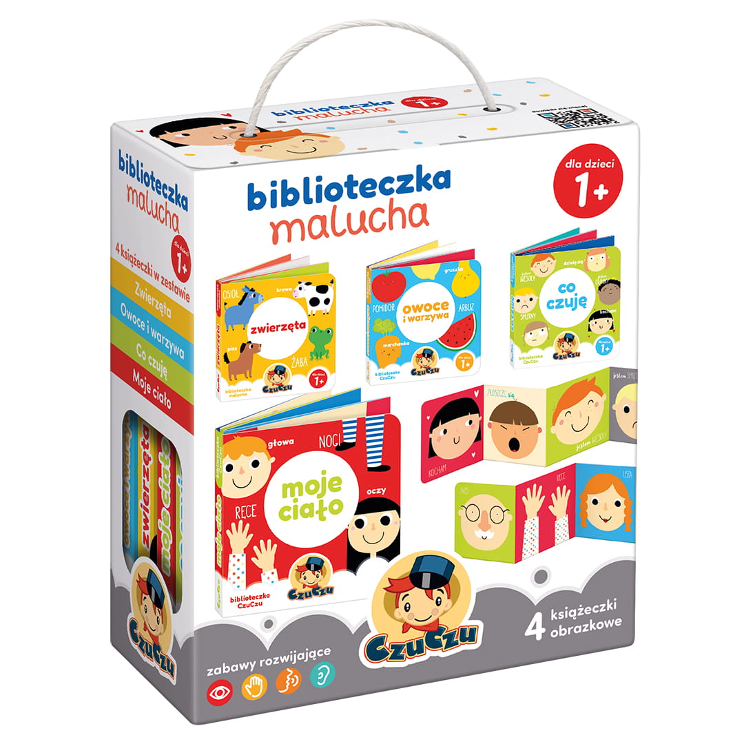 CzuCzu Biblioteczka Malucha 1+ Edukacyjne Karty