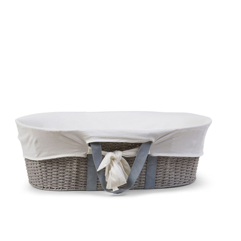 Childhome Pokrowiec do kosza mojżeszowego Jersey Off White