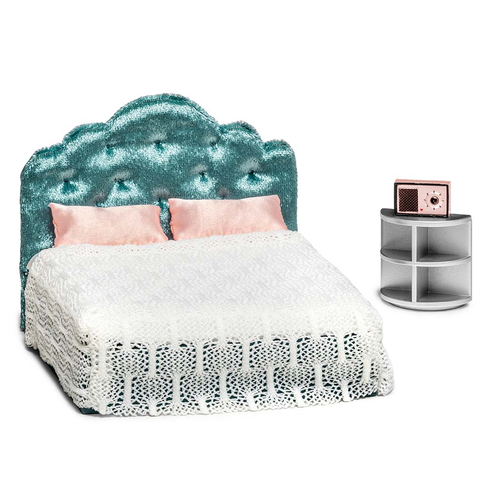 Zestaw mebli do sypialni do domku dla lalek | Lundby