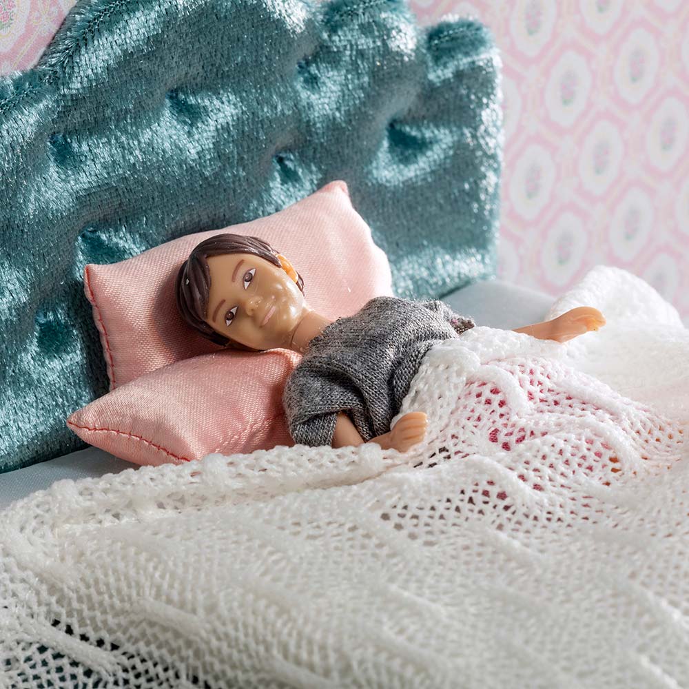Zestaw mebli do sypialni do domku dla lalek | Lundby