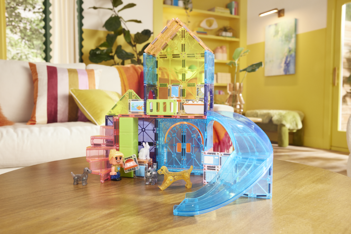 MAGNA-TILES Klocki Magnetyczne Pet Playhouse 50 el. 3+