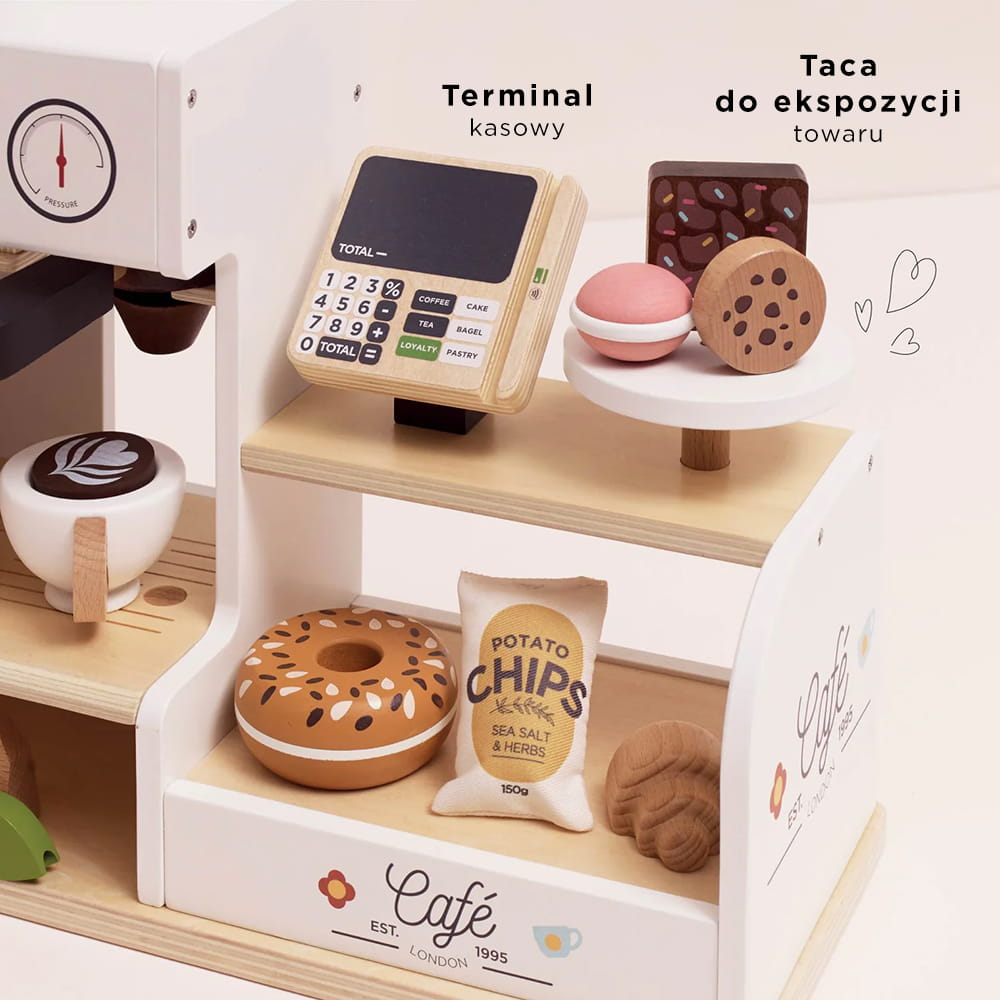 Le Toy Van Drewniana Kawiarnia Sklep Barista 3+