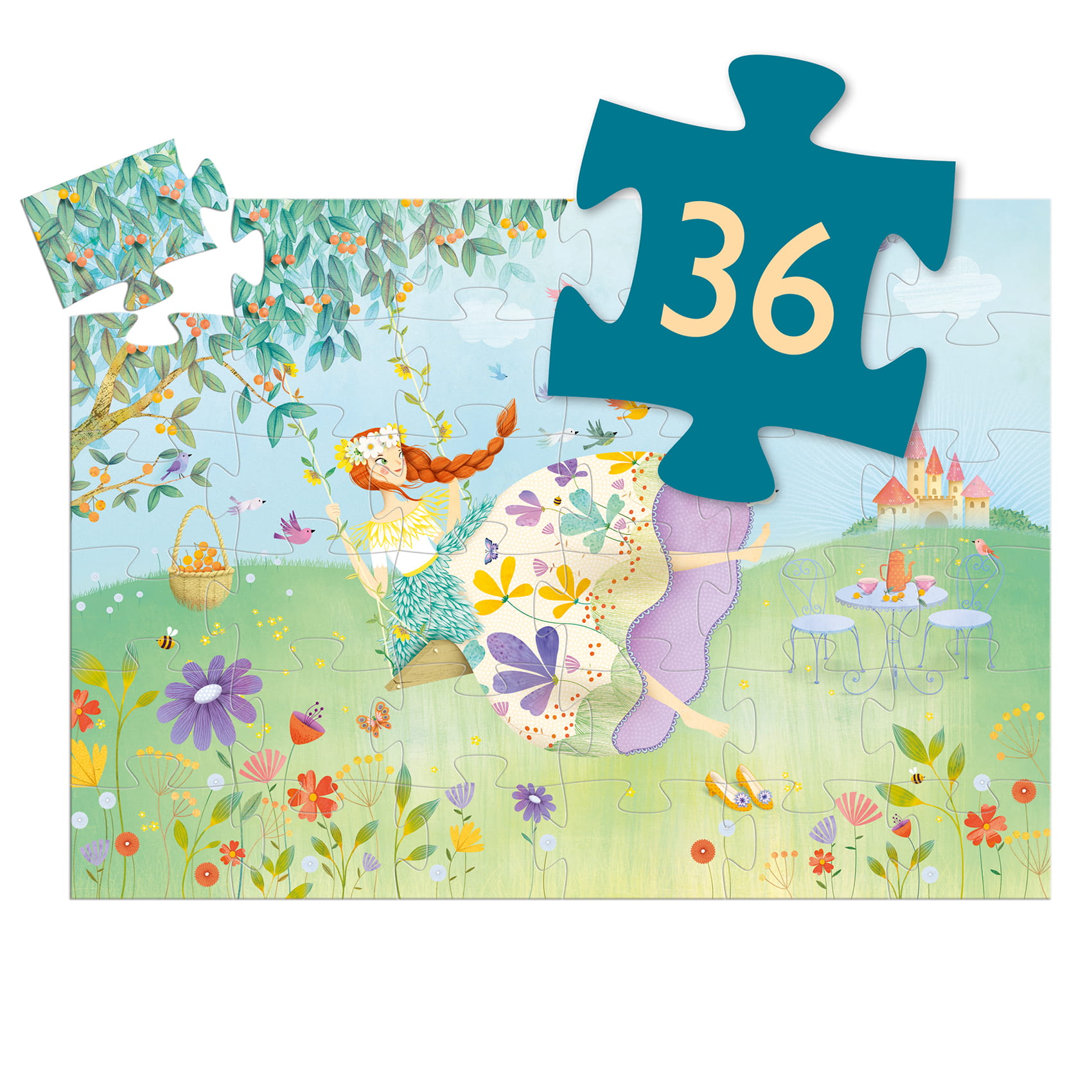 Djeco Puzzle Księżniczka Wiosna 36 el. 4+