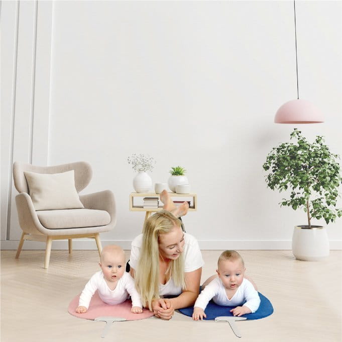 Shnuggle Mata do zabawy Yoga Pink 0+